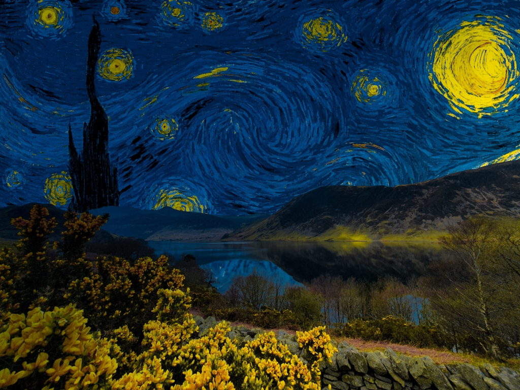 "Van Gogh in Cumbria" Crummock Water